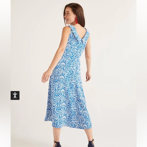 Boden Clarissa Midi Length Sleeveless Dress Size 12P - Picture 4 of 15